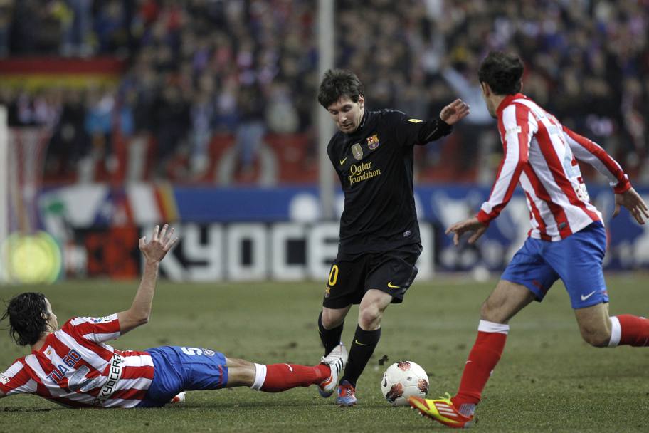 Madrid, 26 febbraio 2012 Atletico Madrid - Barcellona 1-2 (Ap)